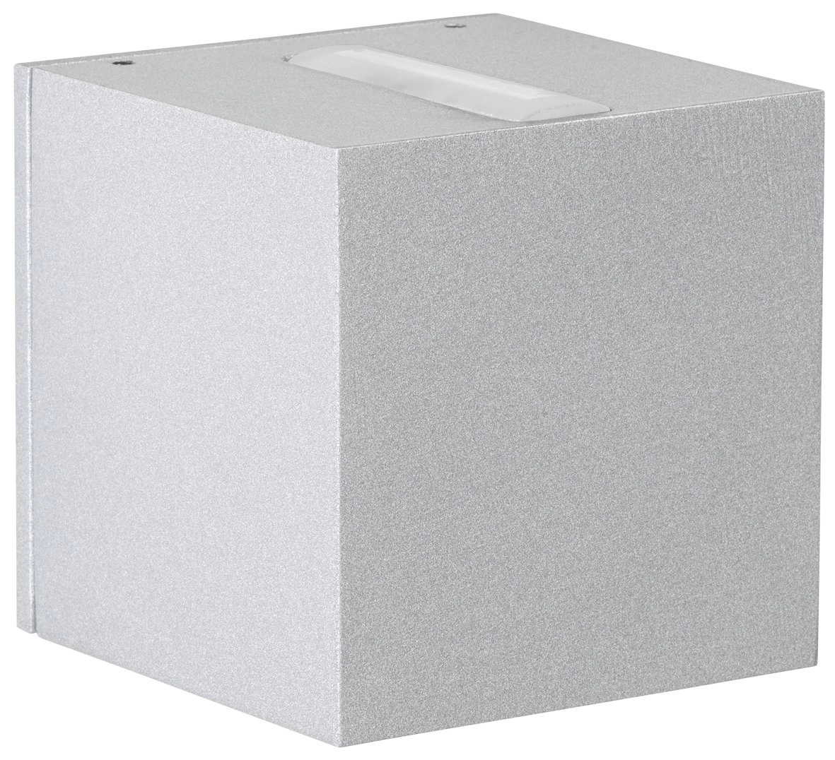 Quadratische LED-Wandleuchte Zenn 10,5 cm - grau Albert 4007235923704