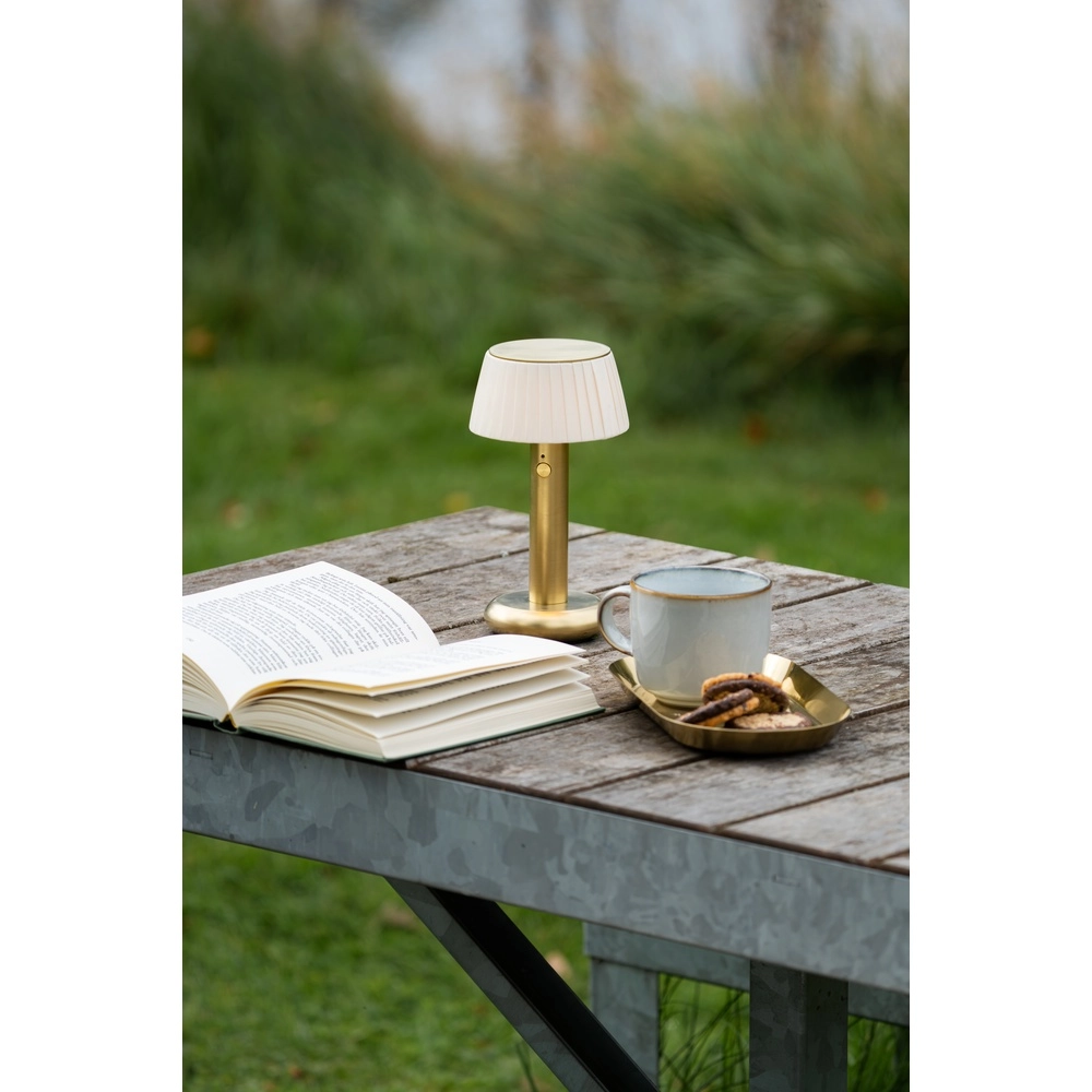 Goldene Tischlampe Grasse Wiederaufladbare Geräte KonstSmide 7318300030416
