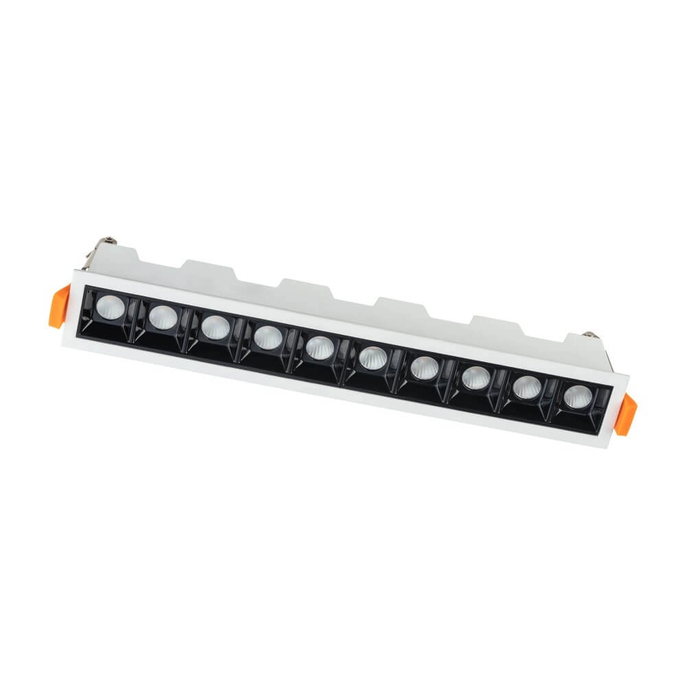 Weißer Einbaustrahler Midi Led 10x1 LEDs - 4000K