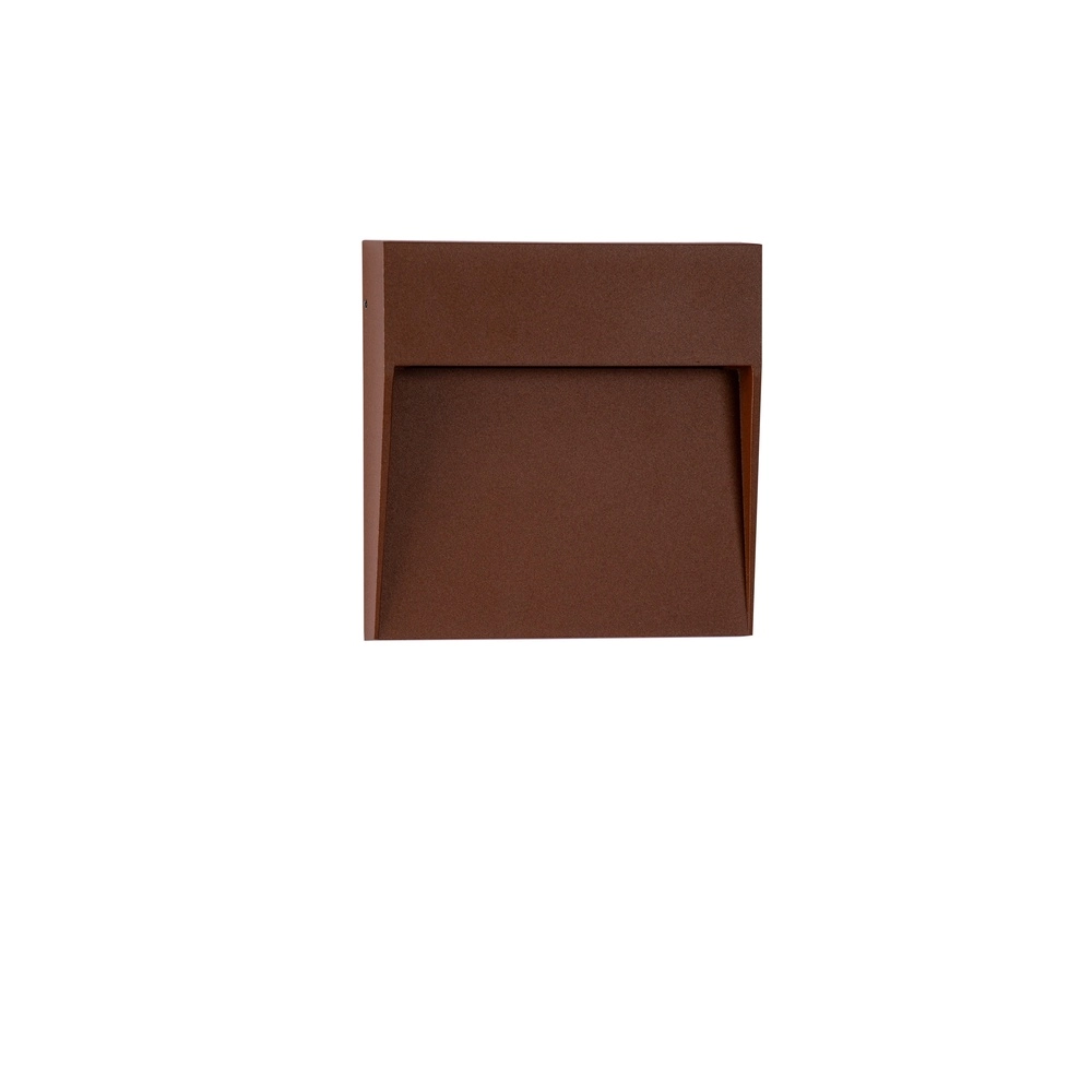 Quadratische Wandleuchte Fem Rostbraun Lyora 5212017478948