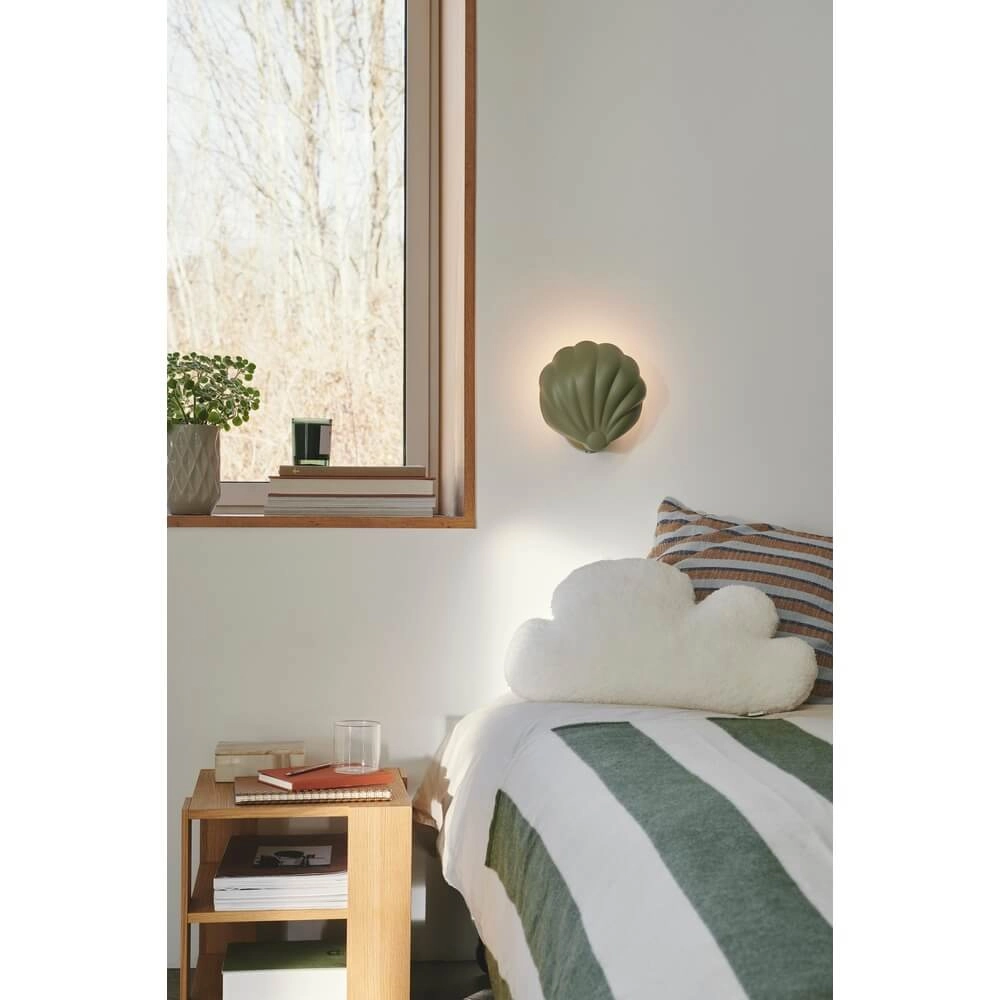 Wandleuchte Konchi Muschel grün Nordlux 5704924015977