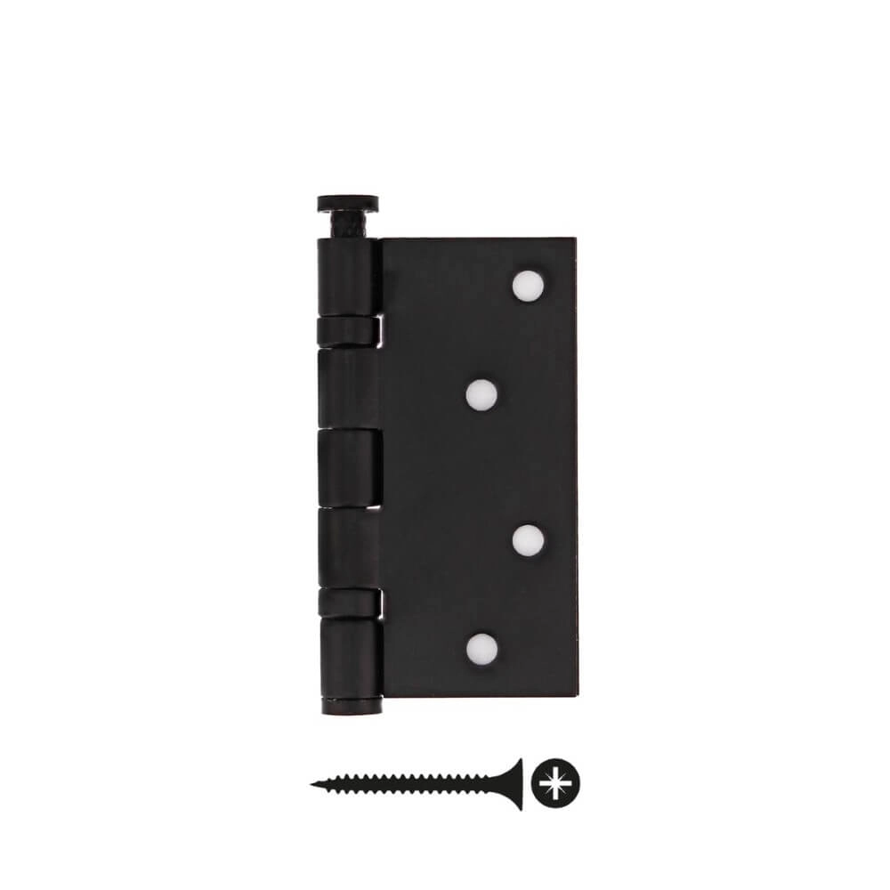 Kugelgelagertes Scharnier Rotura gerade bis 70kg schwarz Intersteel 8714186434086
