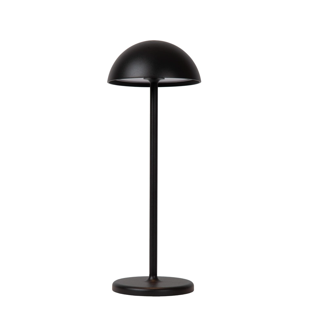 Wiederaufladbare Tischlampe Joy IP54 schwarz
