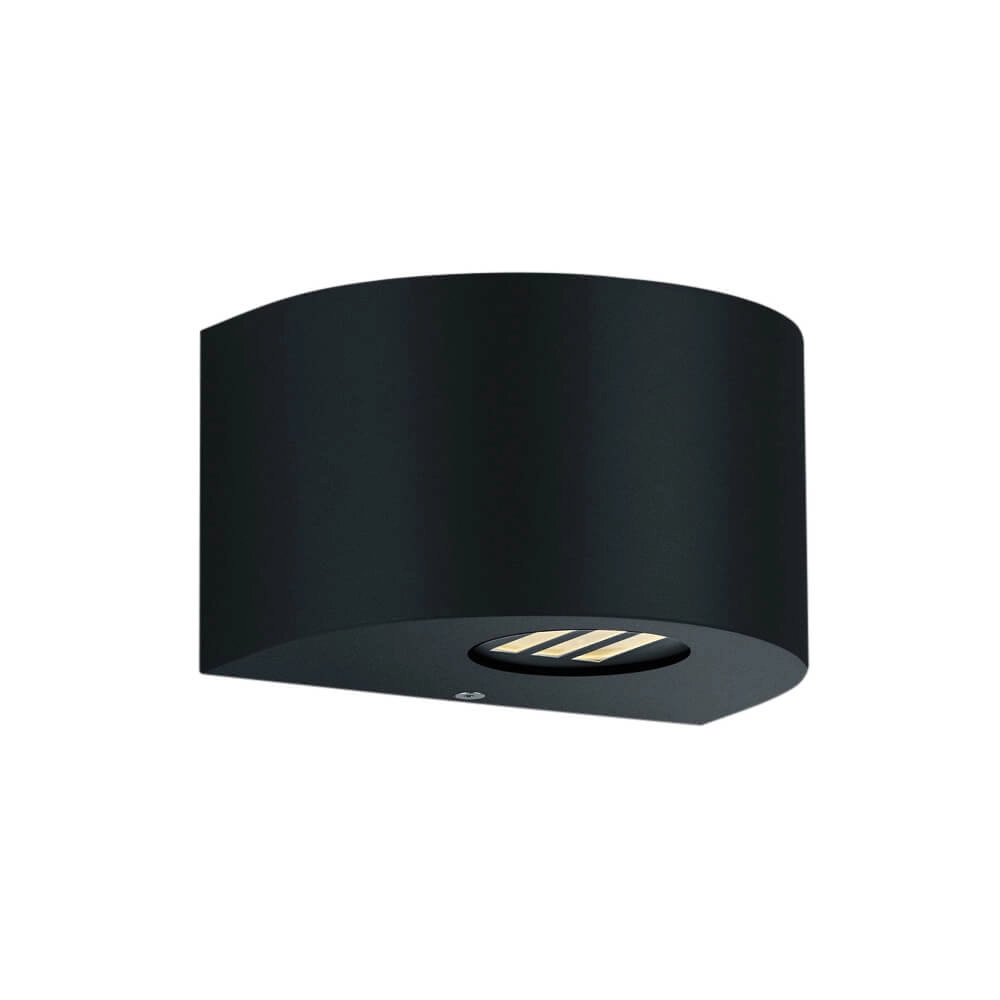 Wandlampe Rosario Up - Down 2x2W - 3000k Matt Black Trio 4017807411768