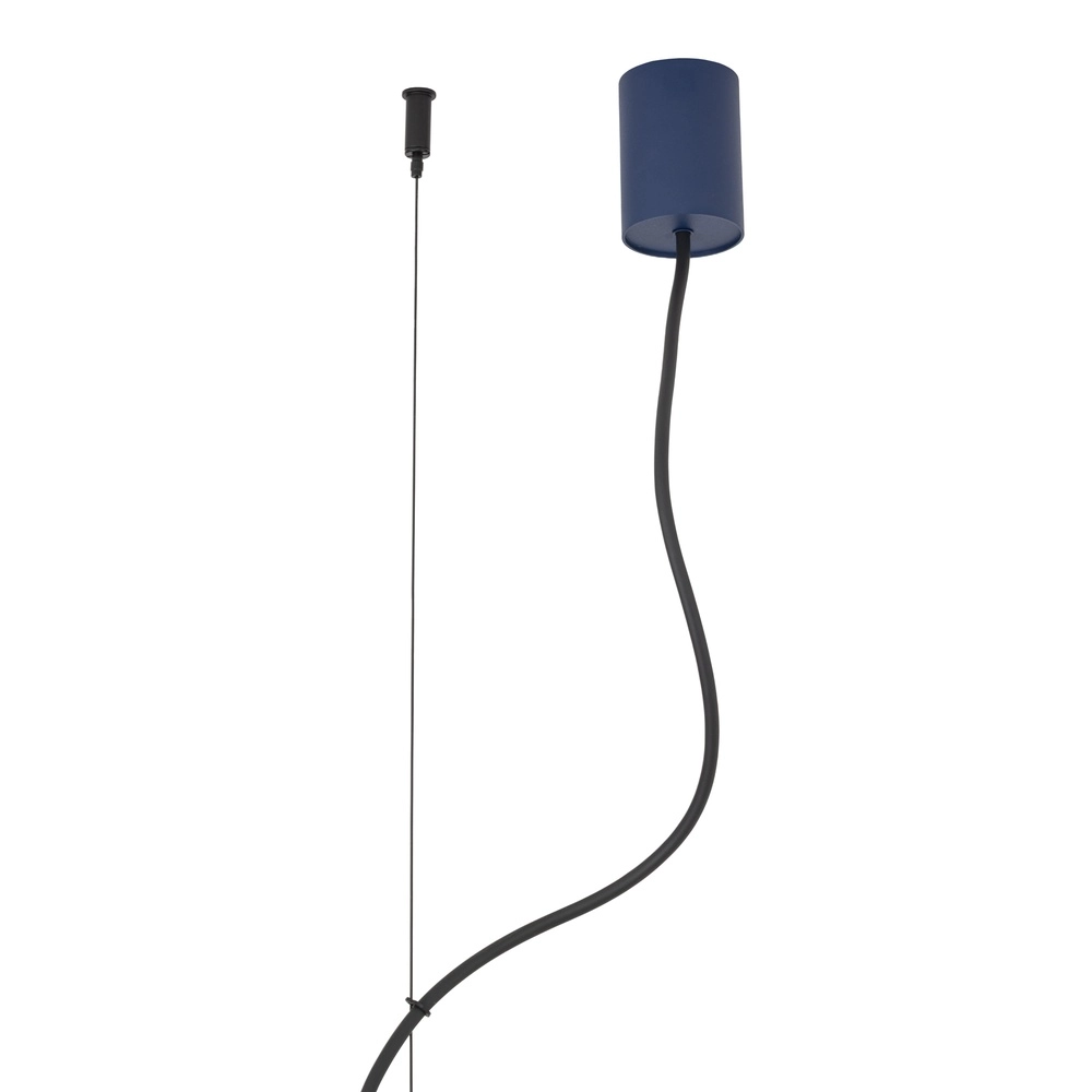 Design-Pendellampe Fourty 7-Licht Marineblau Lyora 5903139122931