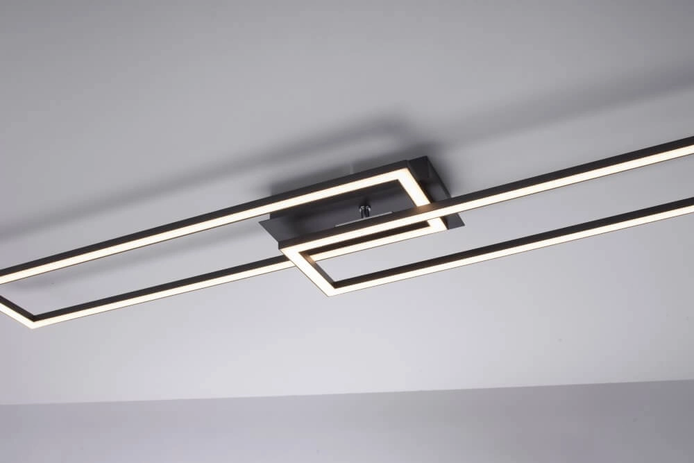 Schwarze LED-Deckenleuchte Iven Paul Neuhaus 4043689981976