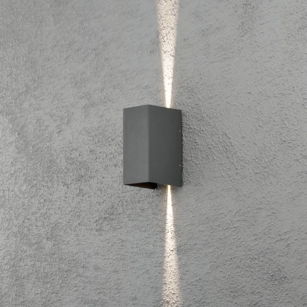 LED-Außenleuchte Cremona Up - Down 2x3W - 3000K 17cm Anthrazit KonstSmide 7318307940374