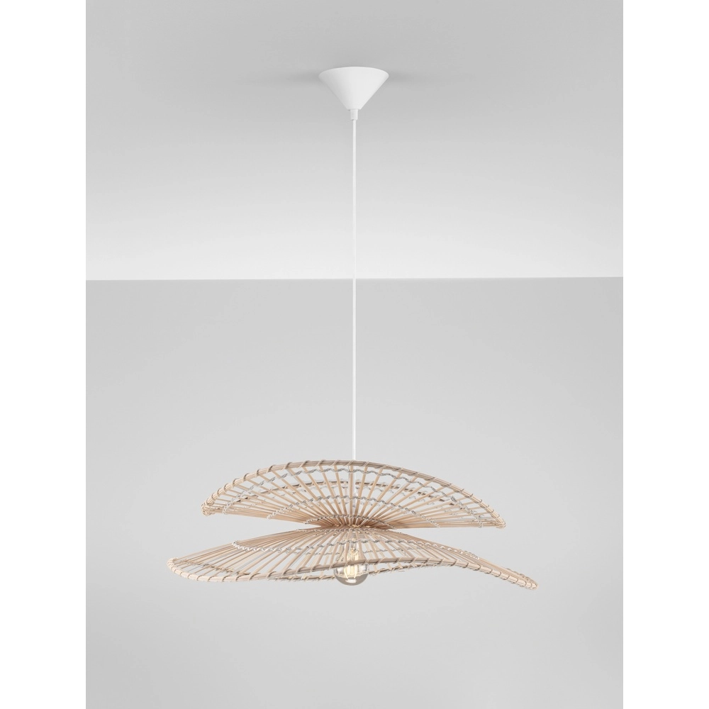 Rattan Pendelleuchte Artic Ø 60cm Lyora 5212017477286