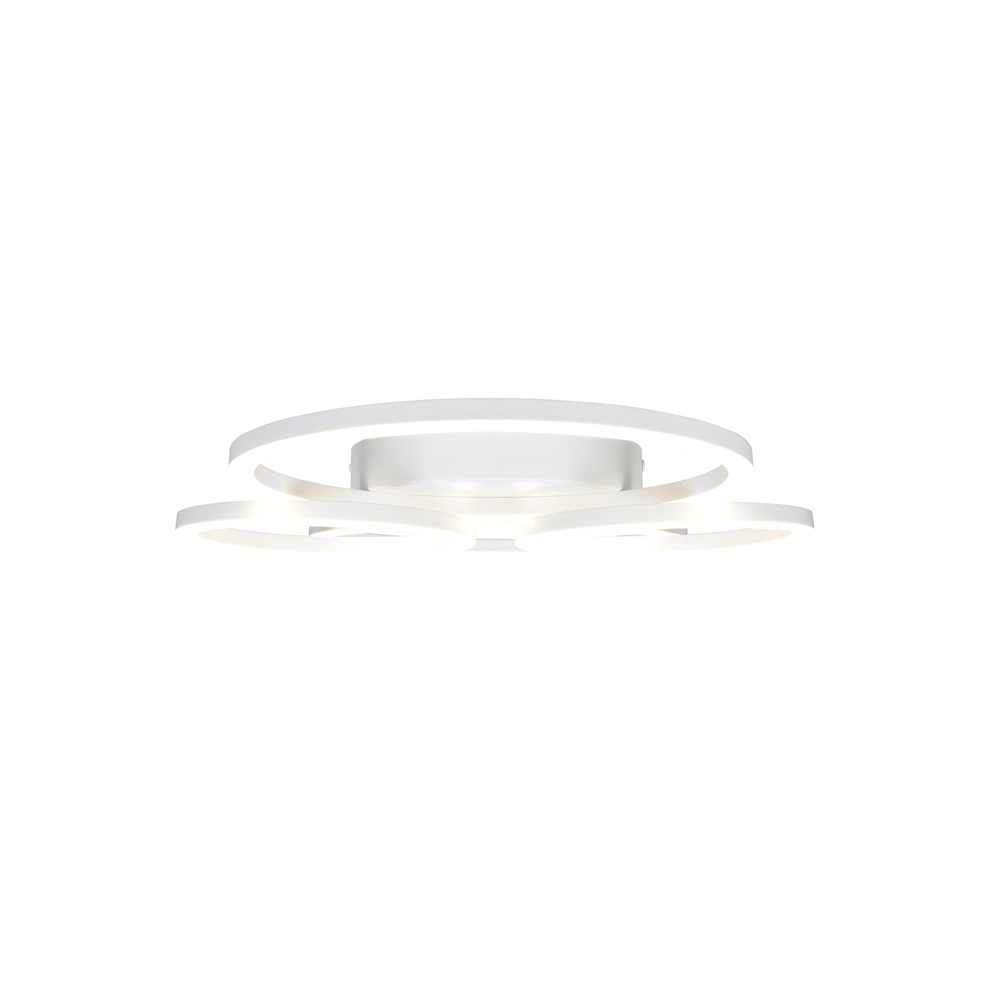 Moderne Deckenlampe Quilo Rundweiß Trio 4017807704259