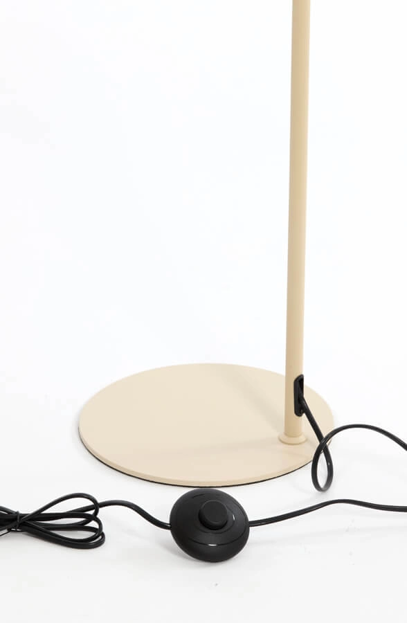 Cremefarbene Leselampe Salomo ca. 147cm Light & Living 8717807757144