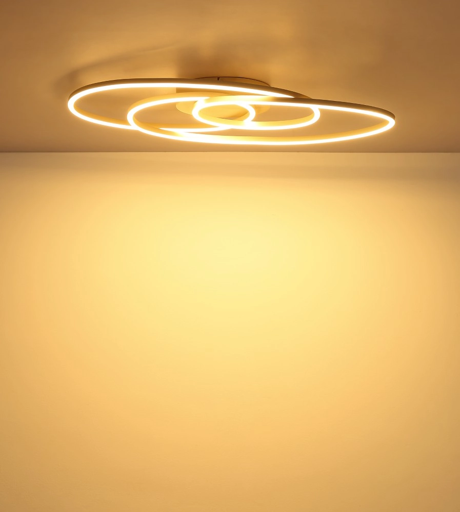 Design-Deckenlampe Spira Sandbraun Globo 9007371593347