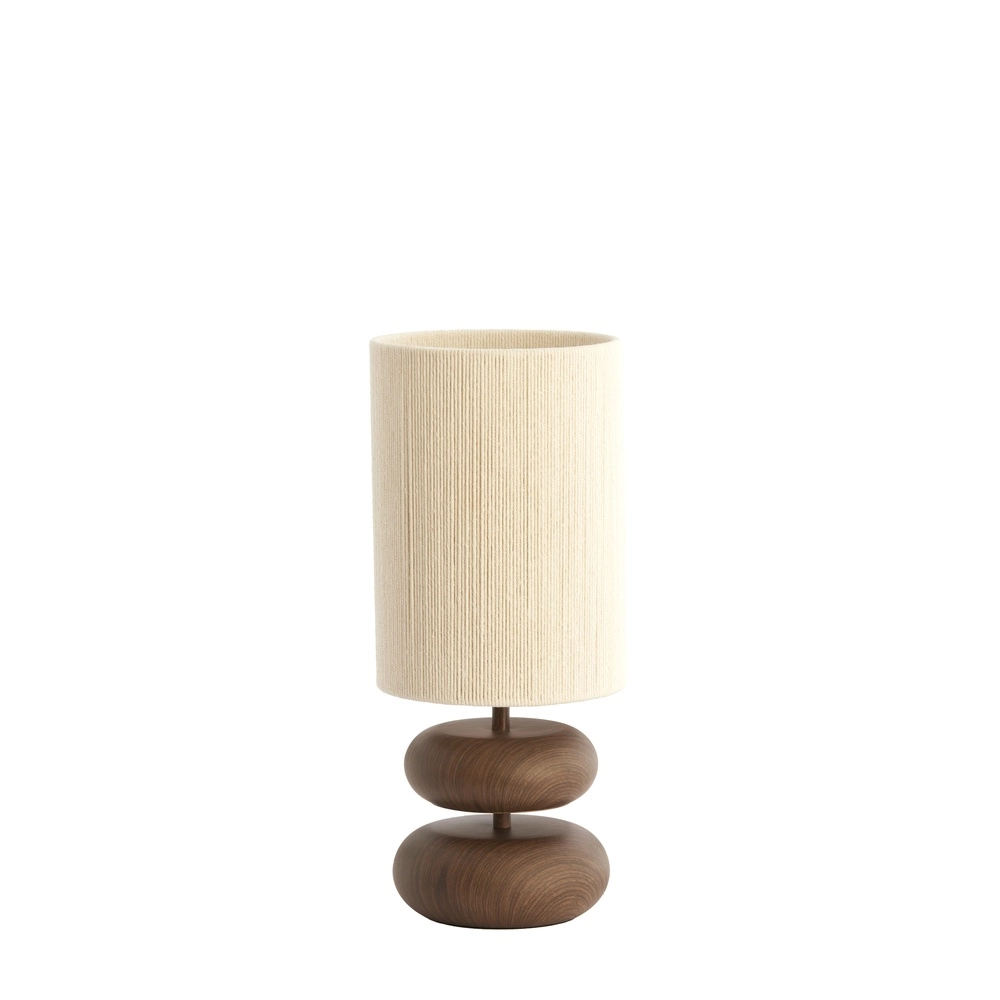 Tischlampe Danialo 50,5 cm – dunkles Holz Light & Living 8717807815202