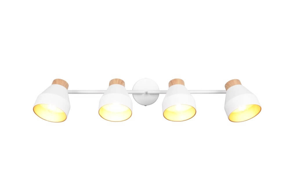 Design Deckenleuchte 4-flammig Valentin weiß Trio 4017807637441