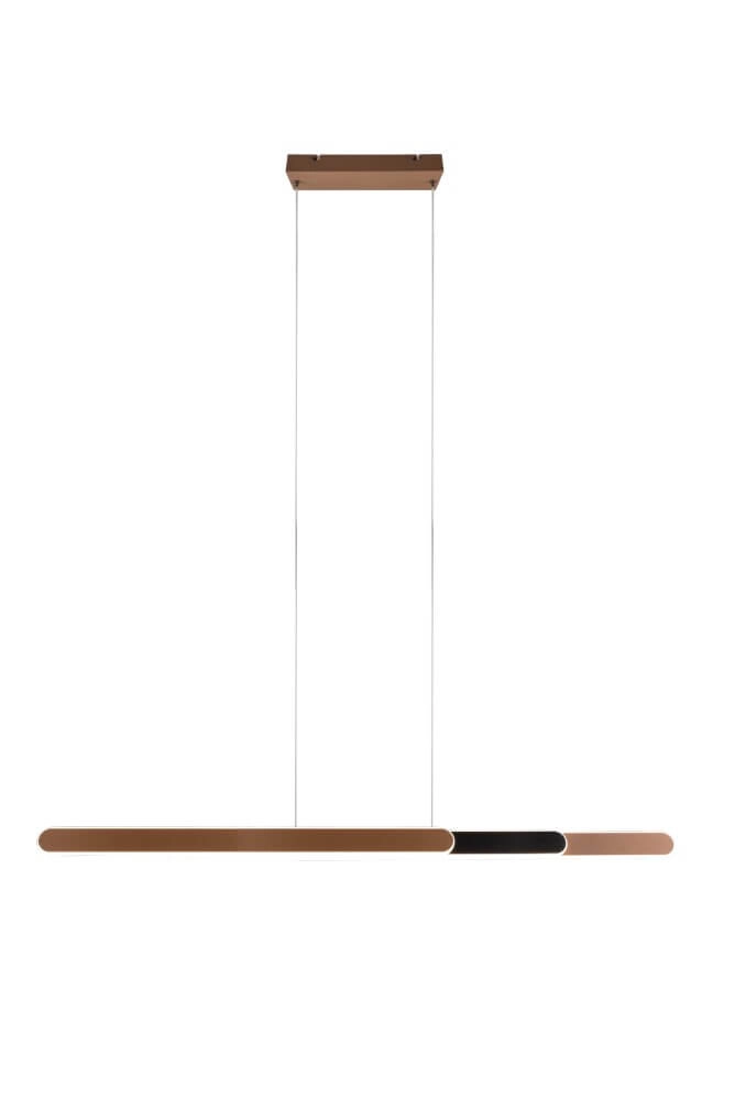 Hängelampe Helios 130cm braun Trio 4017807577815