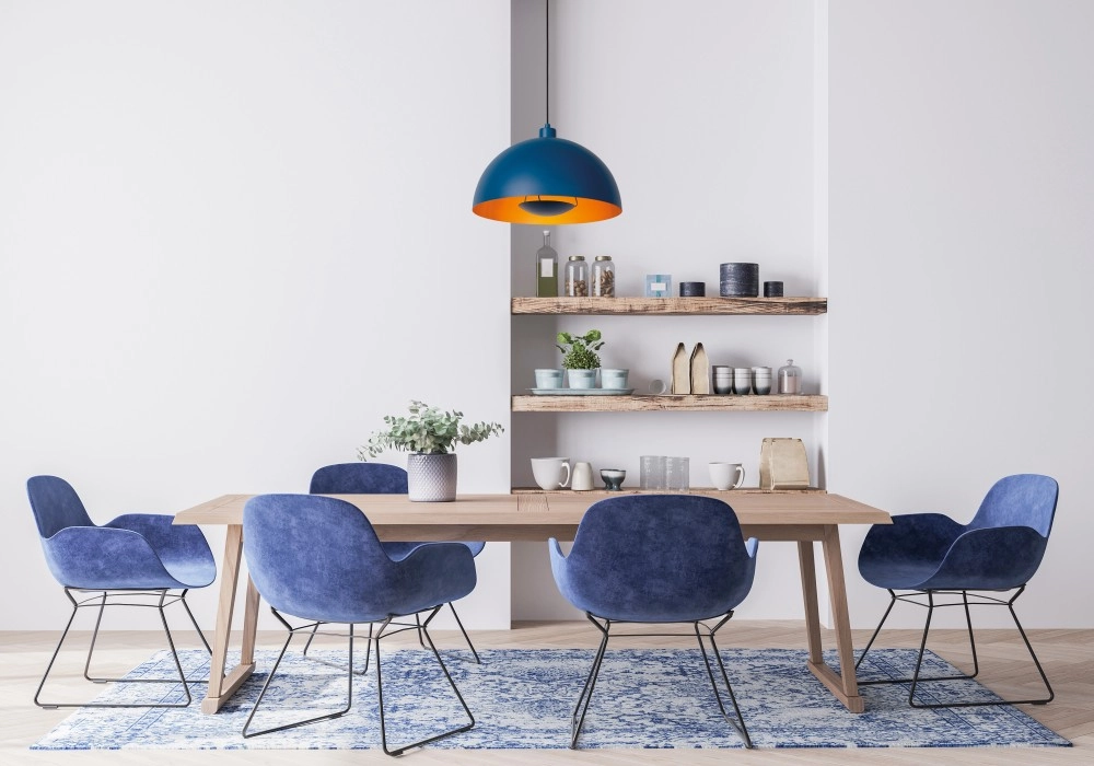 Design-Pendellampe Siemon Blau Lucide 5411212451767