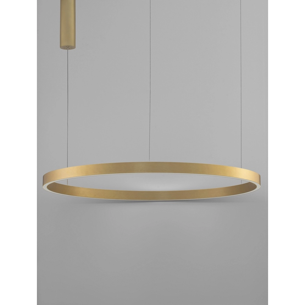 Goldene Pendelleuchte Elowen Ausführung Ø 98cm Lyora 5212017439147