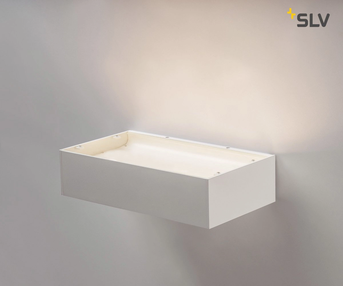 Wandleuchte Shell Uplight 28 cm weiß SLV 4024163187152