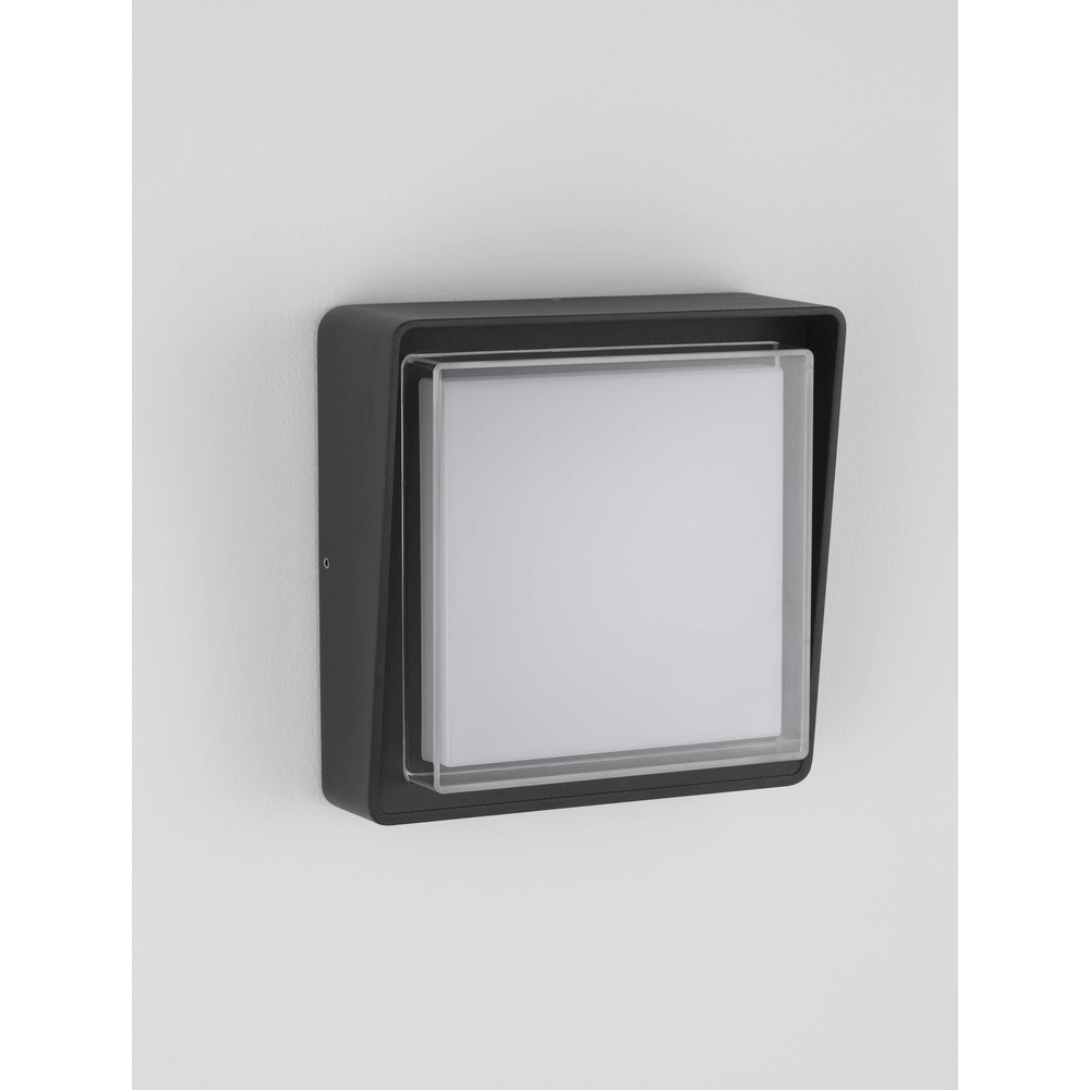 Quadratische Wandleuchte Cape anthrazit Lyora 5212017432704