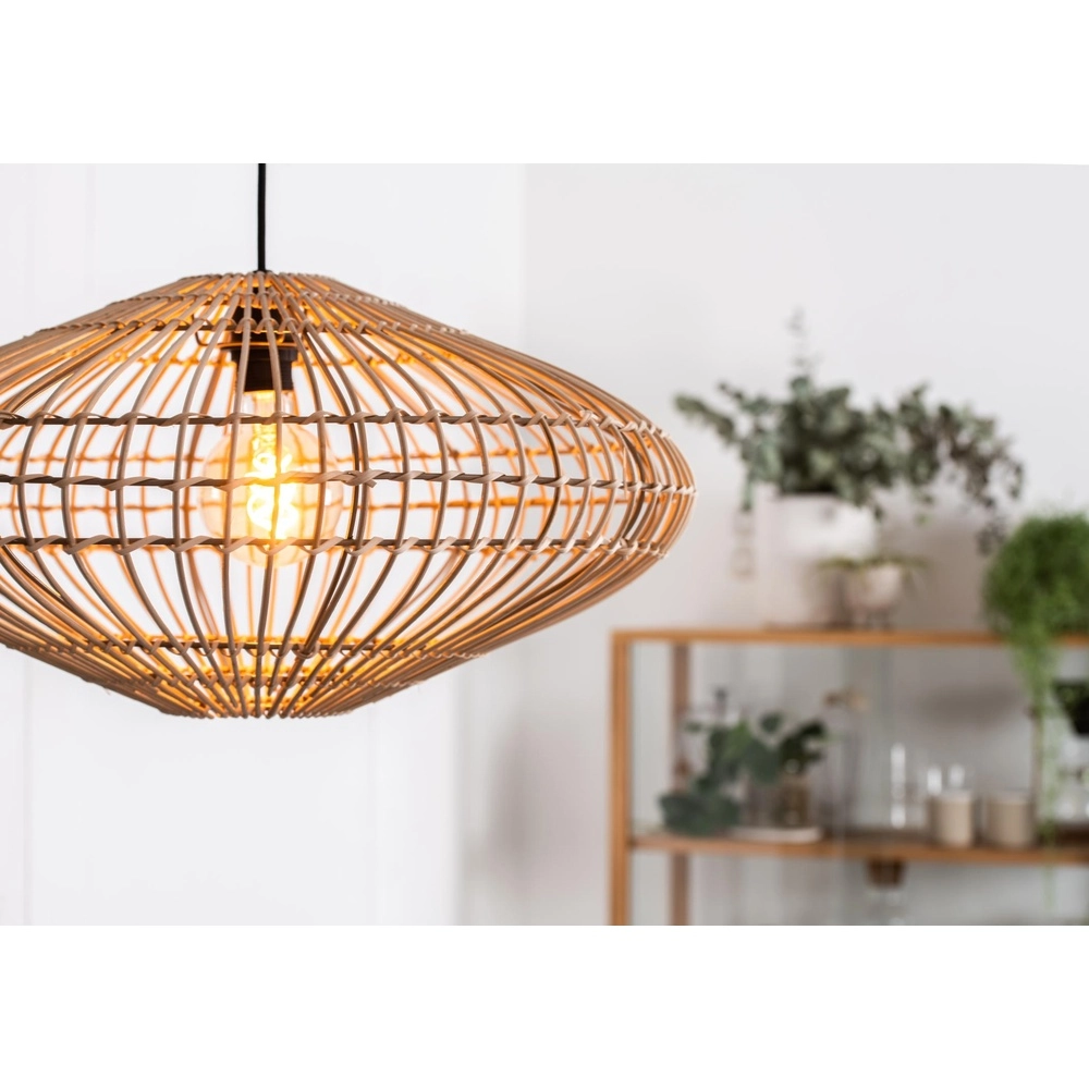 Rattan-Pendellampe Magali Ø 56 cm Lucide 5411212031433