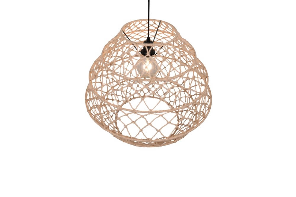 Rattan Pendelleuchte Hive Ø 60cm Trio 4017807637199