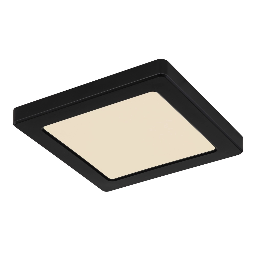 Design-Deckenlicht Lasse Quadratschwarz 16,7 cm