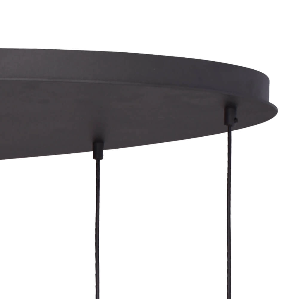 Hängelampe oval Lazise Oval 8x Ø 20cm gold Masterlight 8718121303154