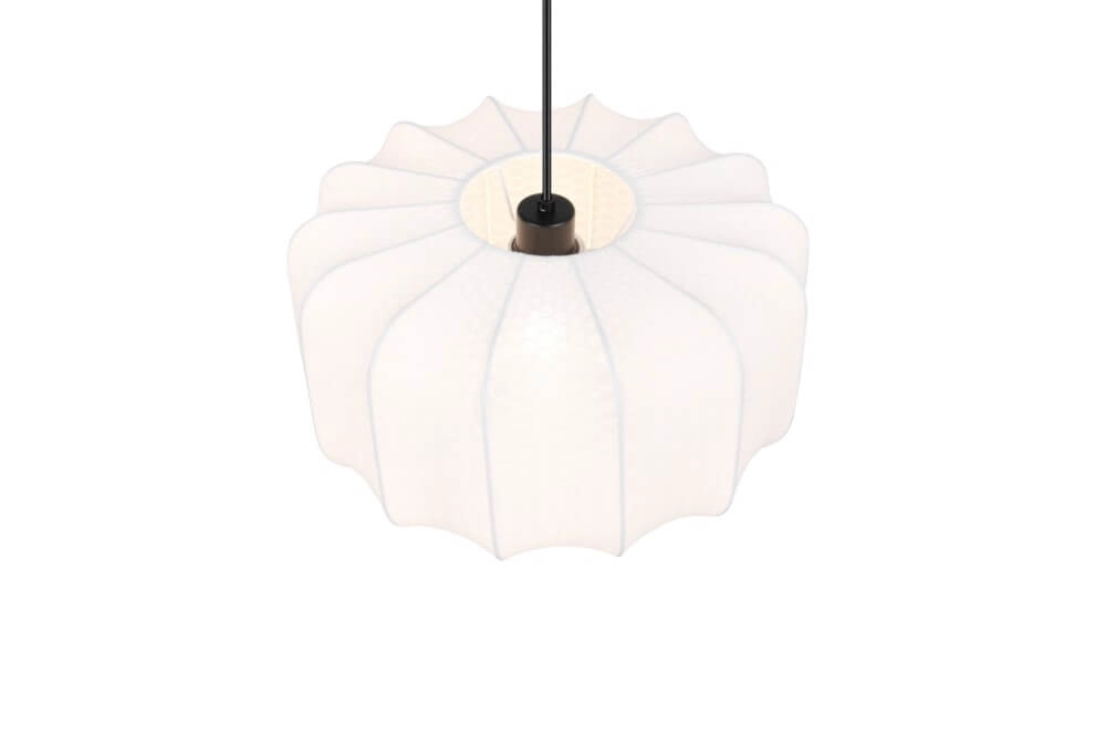 Weiße Design-Pendelleuchte Madleine Ø 40cm Trio 4017807638226
