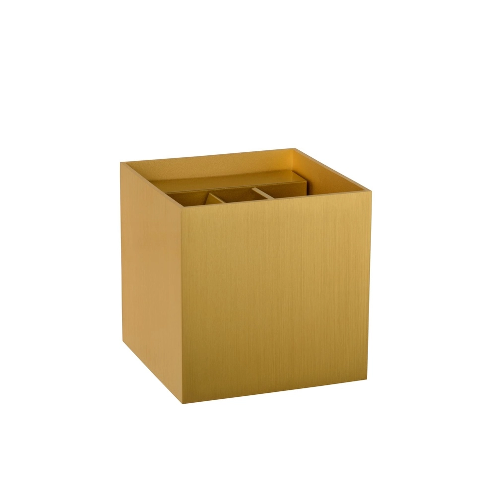 Quadratischer Wandscheinwerfer Xio 2700K Gold