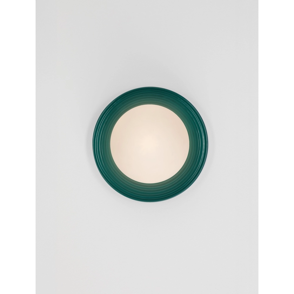 Wandleuchte Orbique grün Ø 22cm Lyora 5212017483881