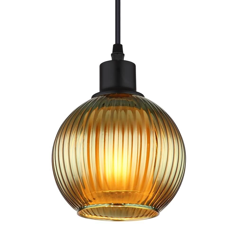 Pendelleuchte Zumba grünes Glas Ø 15cm Globo 9007371458813