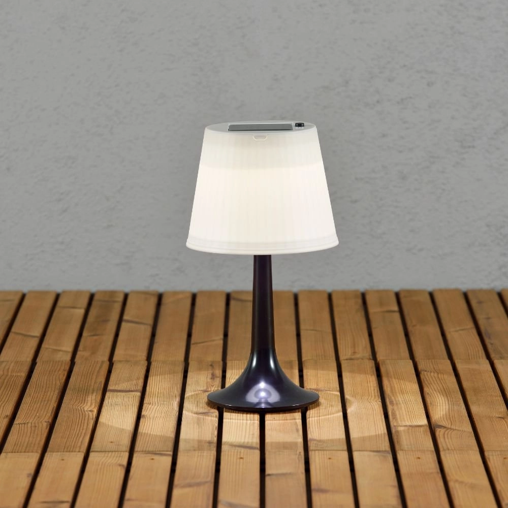 LED-Außenleuchte Assisi Solar mit LED schwarz KonstSmide 7318301097524
