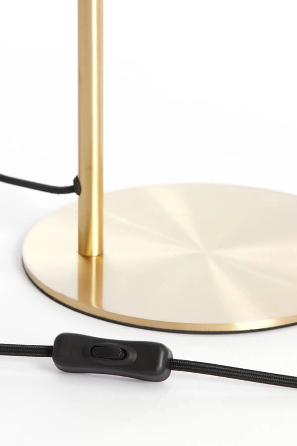 Goldene Tischleuchte Moroc Ø 20cm Light & Living 8717807686420