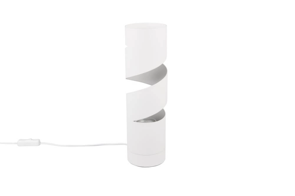 Röhrentischlampe Stream Ø 12cm - weiß Trio 4017807614046