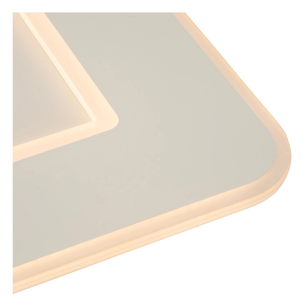 Quadratische Deckenlampe Axelle weißes 2700K dimmbar Lucide 5411212441706
