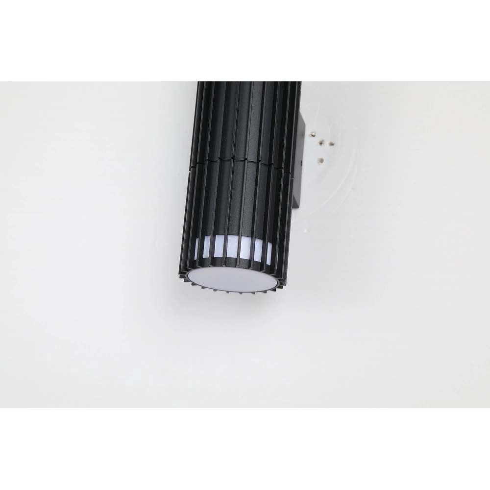 Wandleuchte Detroit Schwarzes Doppelzimmer Searchlight 5053423300504