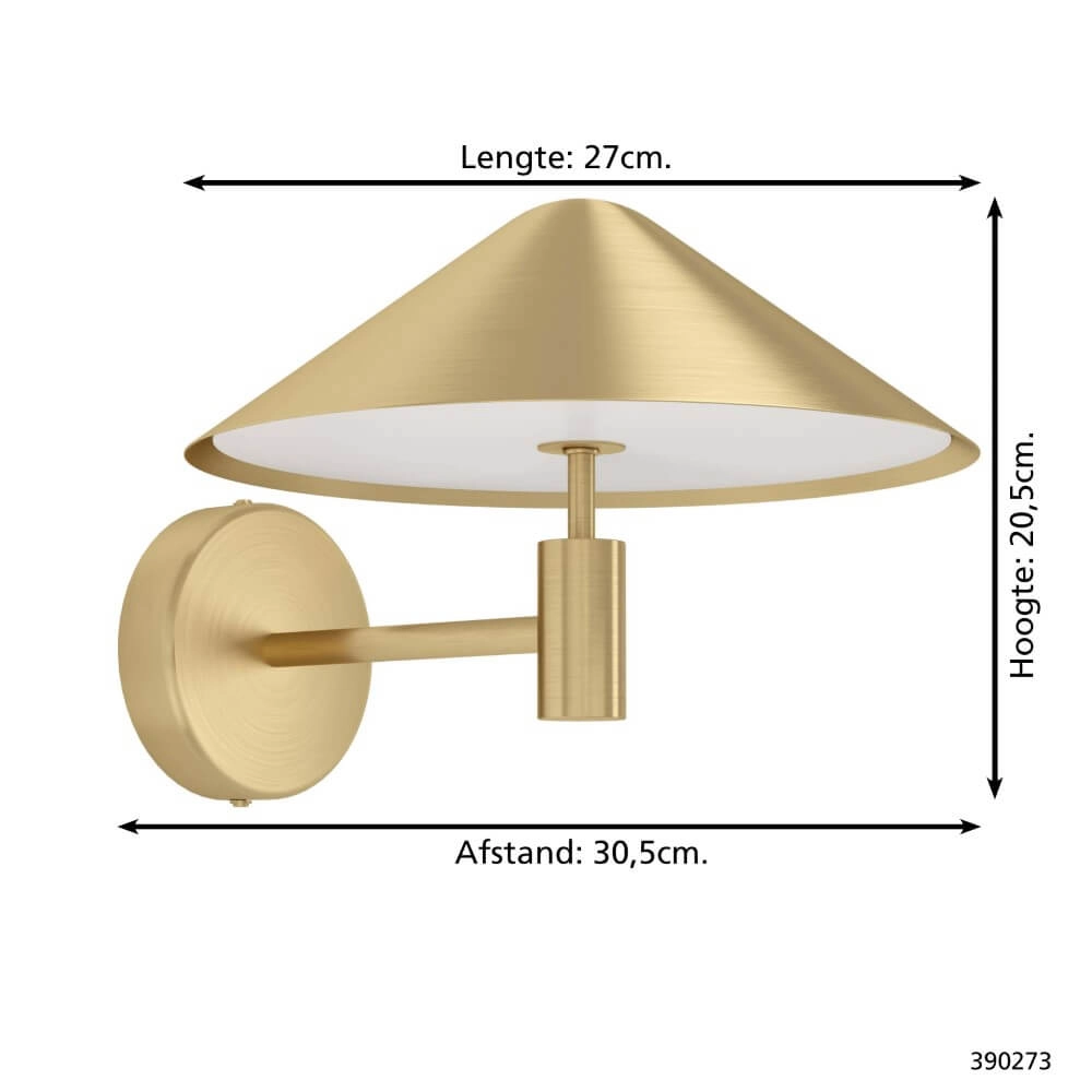 Design-Wandleuchte Paraguay Gold Stars of Light 9008606274260