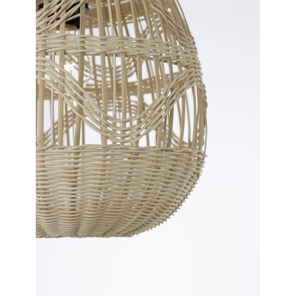 Rattan Pendelleuchte Marlo Ø 30cm Lyora 5212017438805