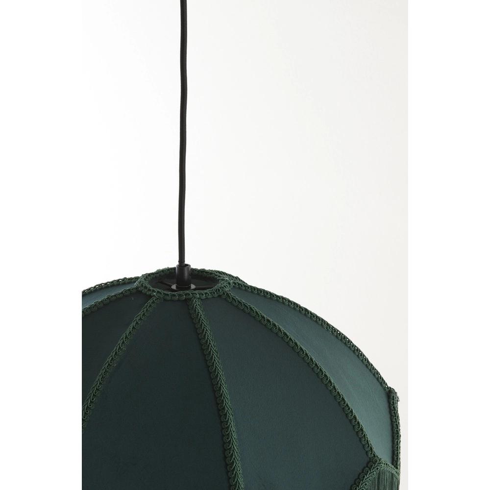 Pendellampe Malacia Ø 50cm – Samtgrün Light & Living 8717807759285