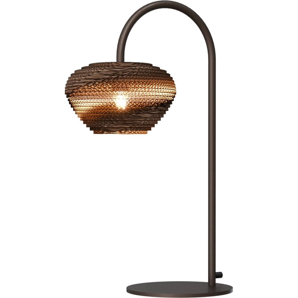 Denken Sie an eine Papier-Tischlampe Cartone