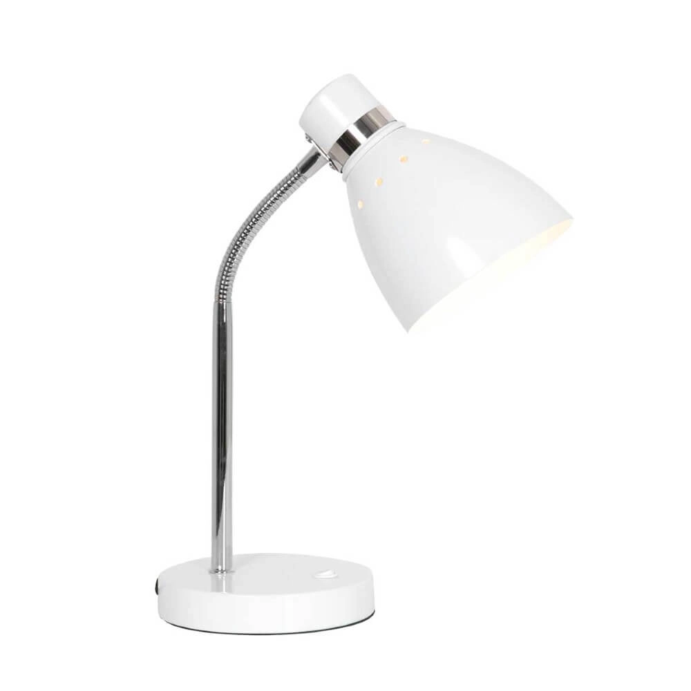 Weiße Schreibtischlampe Spring