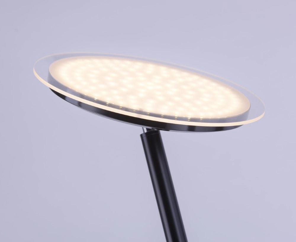 Leselampe Hans Round Schwarz Just Light 4043689949945