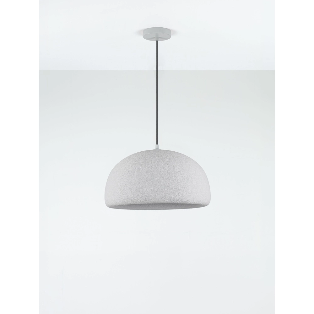 Moderne Pendellampe Davo grauer Ø 43 cm Lyora 5212017495662