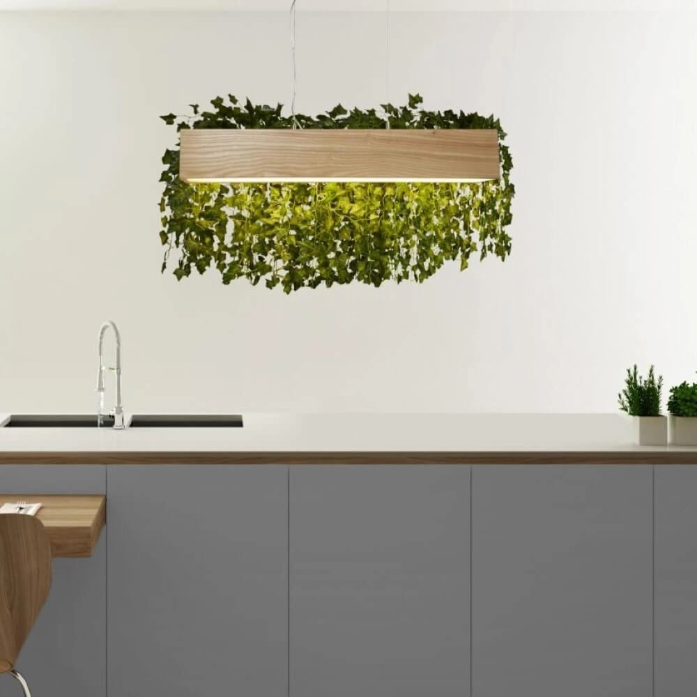 Hängelampe aus Holz Ash Searchlight 5053423119526
