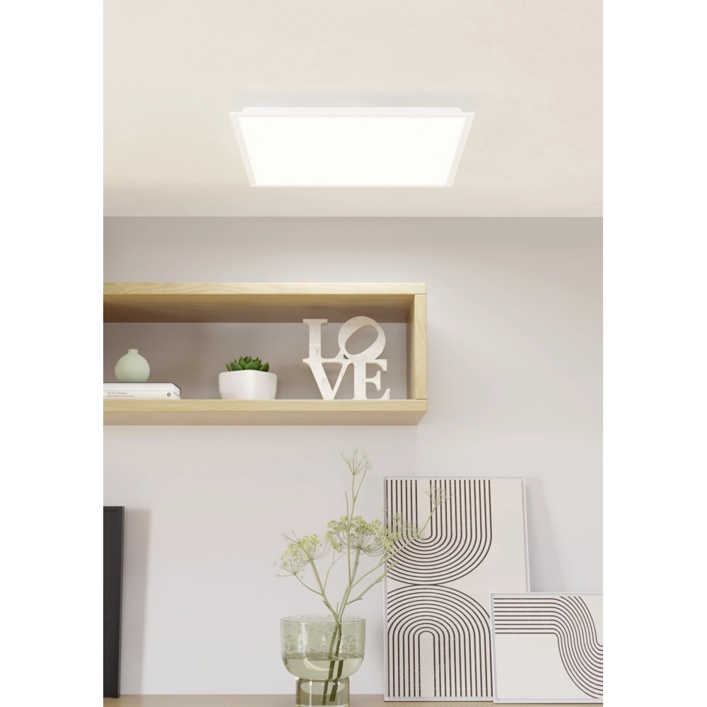 Deckenlampe Moradillo quadratisch 59,5cm 3-stufig CCT weiß Eglo 9008606340064