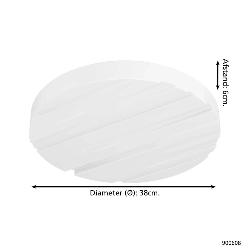 Moderne LED-Deckenleuchte Ferentino Ø 38cm Eglo 9008606245062