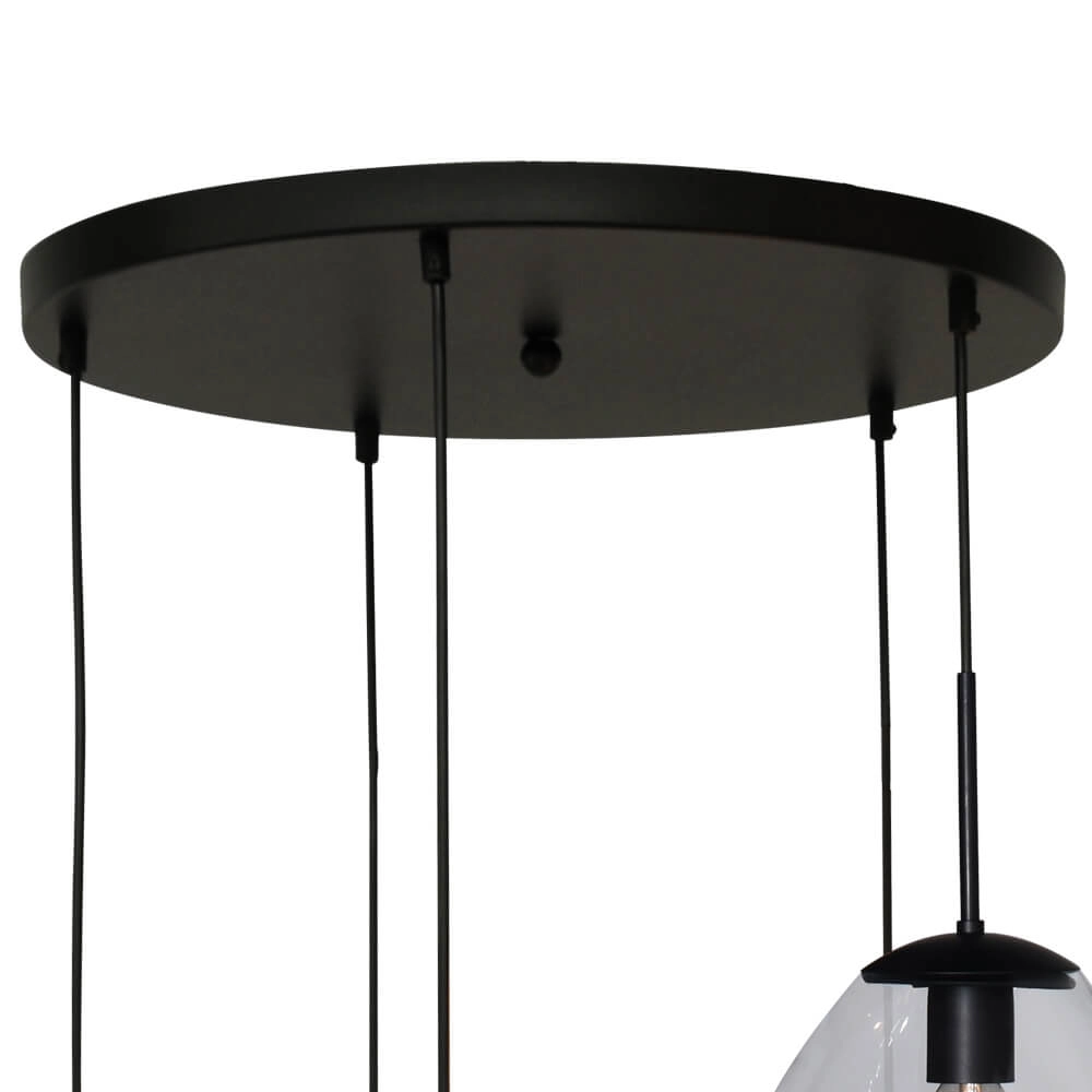 Vide-Hängelampe Lava 5x Klarglas Masterlight 8718121286495