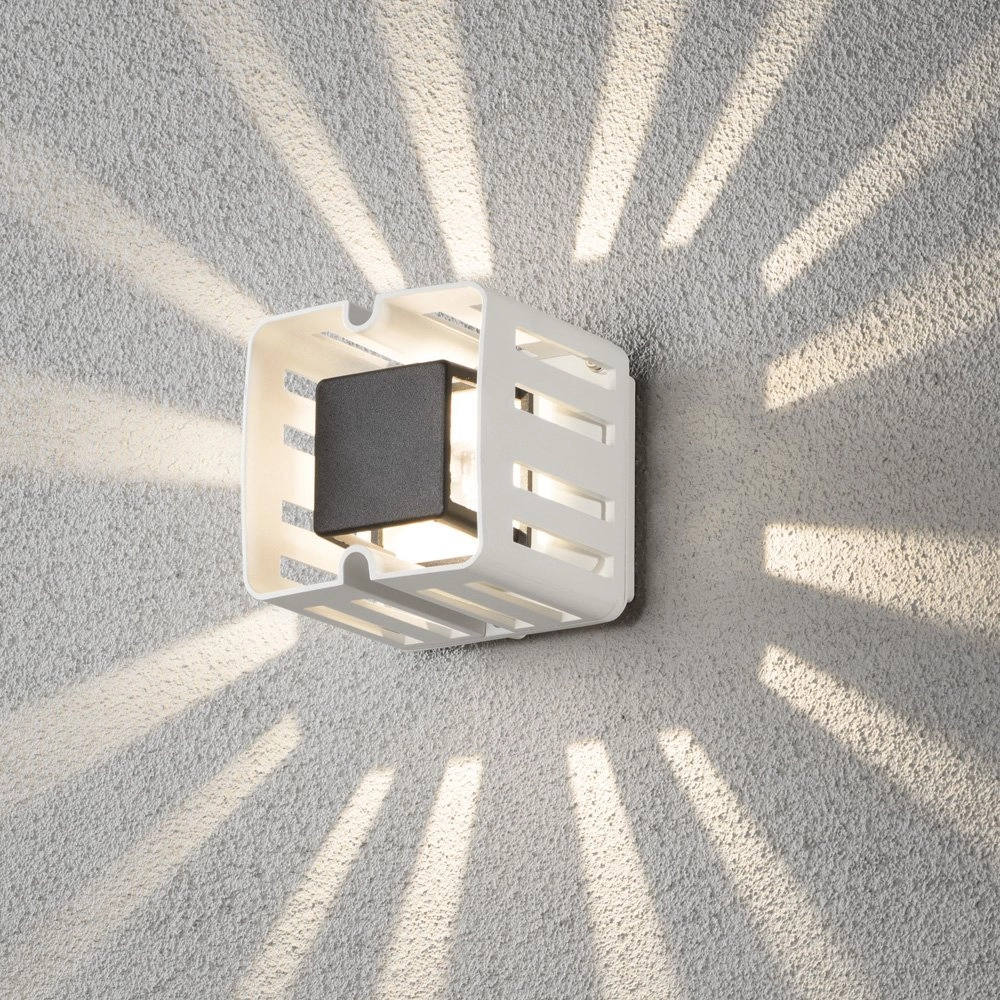 LED-Außenleuchte Pescara Square 11cm weiß KonstSmide 7318307978254