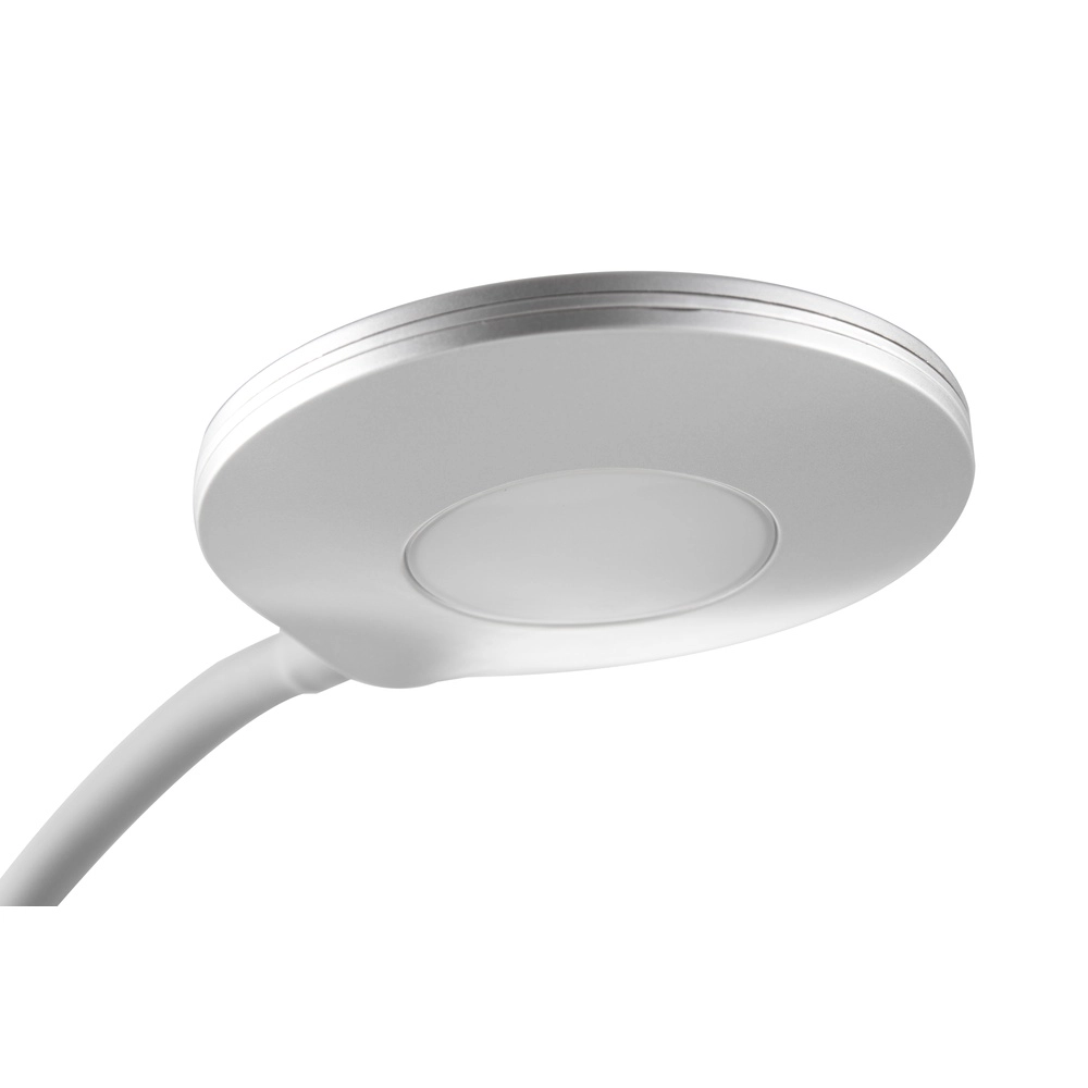 LED-Schreibtischlampe Carmen Silbergrau Globo 4048194064350
