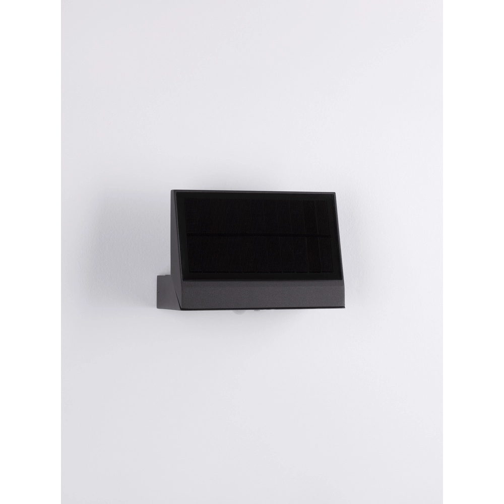 Solar-Wandleuchte Prim anthrazit Lyora 5212017432667