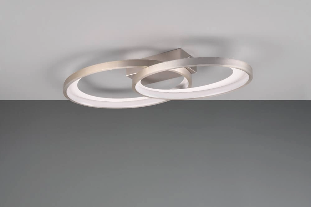 Deckenleuchte Malaga Nickel Trio 4017807576948